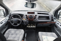 Ford Transit 2014- Dashboard Trim V2 Aluminum photo 1