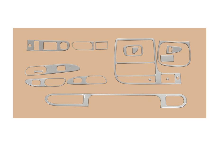 Kia Sephia 1993-1998 Dashboard Trim (1995-1998) Dark Wood Image