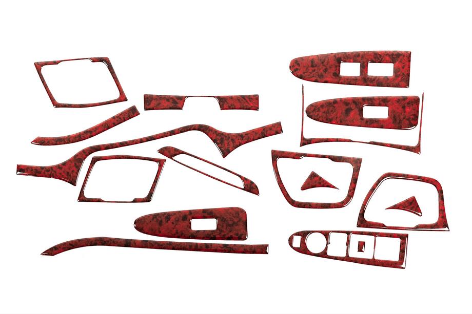 Kia Sportage 2010-2015 Dashboard Trim Dark Wood Image