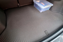 Volkswagen ID.4 2020- Trunk Mat V1 (EVA, Black) photo 8