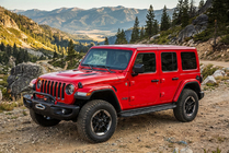 Jeep Wrangler 2018- Side Steps Bosphorus Black (2 pcs, Aluminum) photo 1