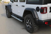 Jeep Wrangler 2018- Side Steps Mevsim Grey (2 pcs, Aluminum) photo 1