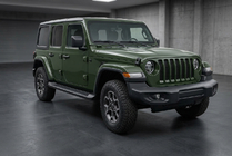 Jeep Wrangler 2018- Side Steps Allmond Black (2 pcs, Aluminum) photo 1