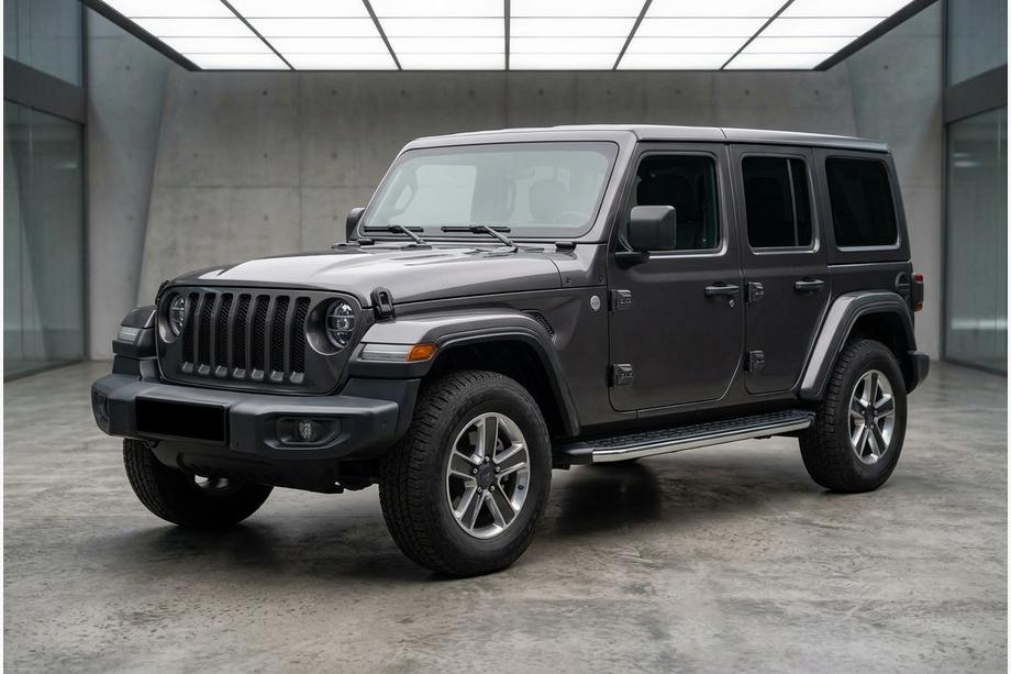 Jeep Wrangler 2018- Side Steps BlackLine (2 pcs, Aluminum) Image