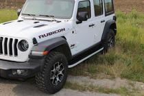 Jeep Wrangler 2018- Side Steps Tayga Grey (2 pcs, Aluminum) photo 1