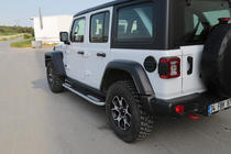 Jeep Wrangler 2018- Side Steps Tayga V2 (2 pcs, Aluminum) photo 1