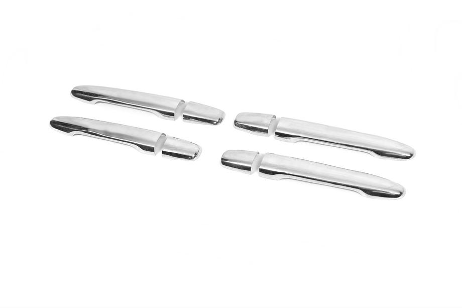 Mitsubishi Lancer X 2008- Sale! Chrome Door Handle Covers (4 pcs, no keyholes) Photo 2