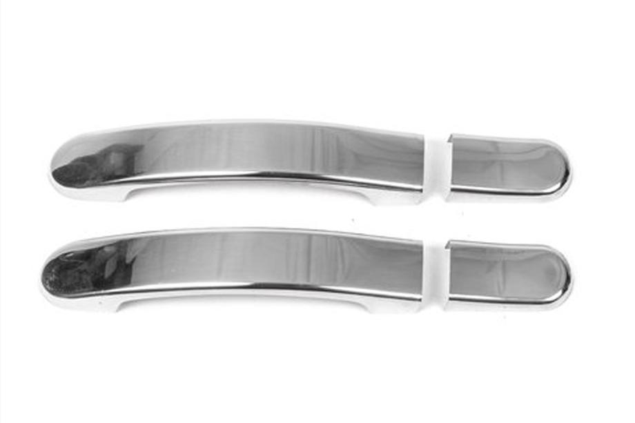Ford Fiesta 2002-2008 Sale! Chrome Door Handle Covers without Keyhole (2 pcs, Stainless Steel) Image