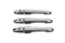 Mercedes Vito W639 2004-2014 Chrome door handle covers with square hole (3 pcs, stainless steel) photo 2