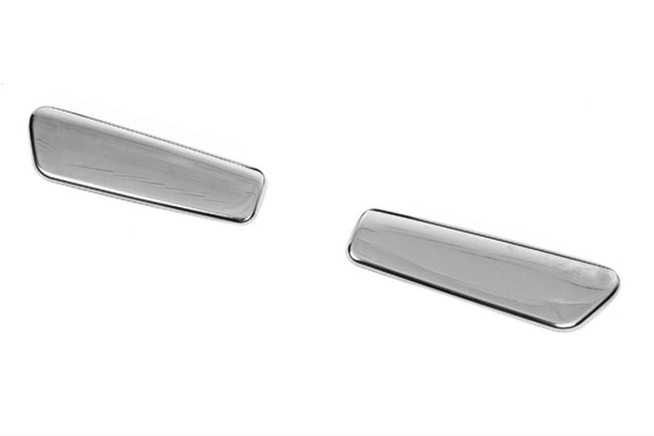 Renault Clio IV 2012-2019 Rear door handle covers HB (2 pcs, stainless steel) Photo 1
