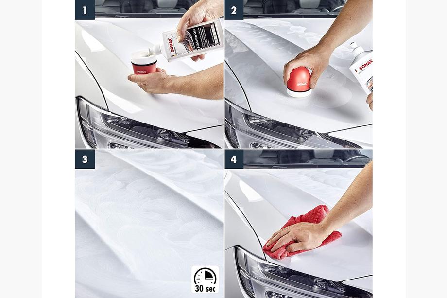 Sonax NanoPro Color Polish with Wax White 250 ml Photo 2