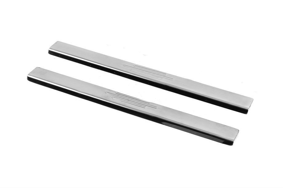 Renault Kangoo 2008–2020 Rear door sill protectors Carmos (2 pcs, stainless steel) Image