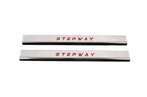 Renault Sandero 2013-2022 Door Sill Protectors Stepway (2 pcs red) photo 2