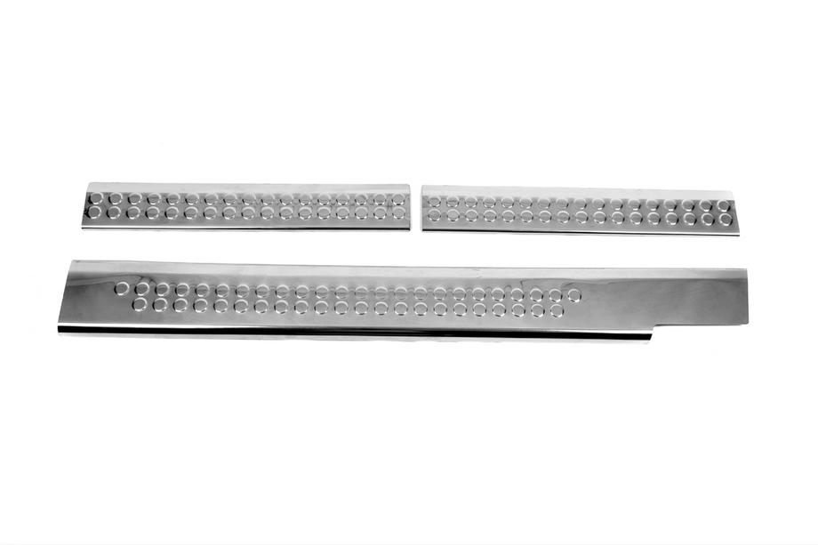 Mercedes Vito W638 1996-2003 Carmos V2 Interior Door Sill Protectors (3 pcs, stainless steel) Photo 2