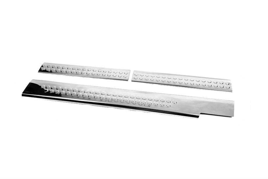 Mercedes Vito W638 1996-2003 Carmos V2 Interior Door Sill Protectors (3 pcs, stainless steel) Photo 1