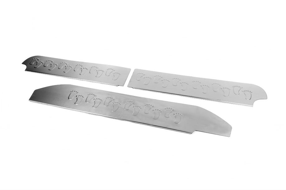 Mercedes Vito W639 2004-2014 Interior door sill covers V2 (Carmos) 3 pcs, Carmos - Turkish Steel Photo 1