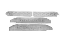 Mercedes Viano 2004-2014 Interior door sill protectors Carmos V2 stainless steel photo 2