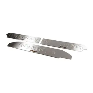 Interior door sill protectors Carmos V3 stainless steel photo 1