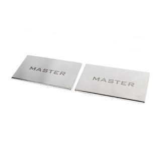 Interior door sill plates Carmos V1 (2 pcs, stainless steel) photo 1