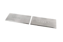 Peugeot Boxer 2006-2025 Interior door sill protectors Carmos V2 (2 pcs, stainless steel) photo 1