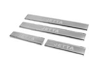 Volkswagen Jetta 2011-2018 Door Sill Protectors Carmos V3 (4 pcs, Stainless Steel) photo 2