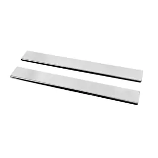 Door sill covers (2 pcs, steel, without logo) photo 2