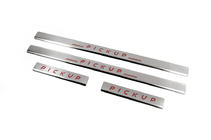 Nissan NP300 1999-2015 Carmos V2 Stainless Steel Door Sill Protectors (4 pcs) photo 1
