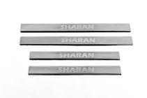 Volkswagen Sharan 2010-2023 Door Sill Protectors Carmos V2 (4 pcs, Stainless Steel) photo 2