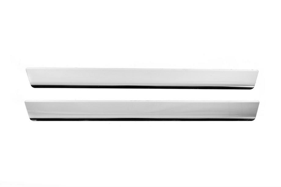 Citroen Berlingo 1996-2008 Door Sill Protectors Carmos V3 (2 pcs, Stainless Steel) Image