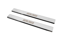 Citroen Berlingo 1996-2008 Door Sill Protectors Carmos V2 (2 pcs, Stainless Steel) photo 2