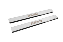 Citroen Berlingo 1996-2008 Door Sill Protectors Carmos V2 (2 pcs, Stainless Steel) photo 3