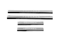 Volkswagen Touareg 2002–2010 Stainless Steel Door Sill Protectors Carmos V3 (4 pcs) photo 2