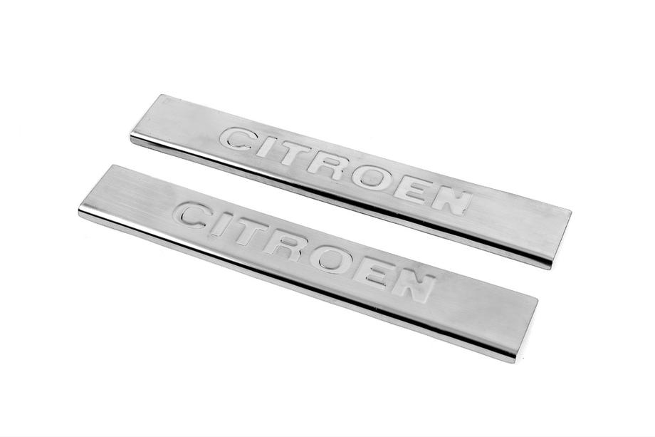 Citroen C-5 2008-2017 Door Sill Protectors Carmos V3 (2 pcs, Stainless Steel) Image
