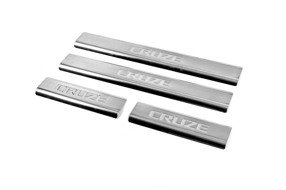 Chevrolet Cruze 2009–2015 Door Sill Protectors V2 (4 pcs, Carmos) Image