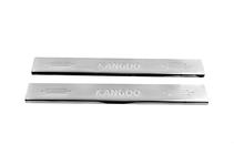 Renault Kangoo 1998-2008 Door Sill Protectors Carmos V2 (Stainless Steel) photo 2
