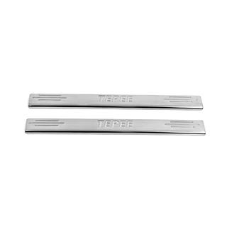 Carmos V2 Stainless Steel Door Sill Covers Peugeot Partner Tepee 2008-2018 photo 2
