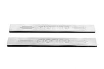 Fiat Fiorino/Qubo 2008-2024 Door Sill Protectors Carmos V4 (2 pcs, Stainless Steel) photo 2