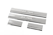 Ford Kuga 2008-2013 Door Sill Protectors Carmos V2 (4 pcs, Stainless Steel) photo 1