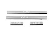 Hyundai I-20 2008-2012 Door Sill Protectors Carmos V2 (4 pcs, Stainless Steel) photo 2