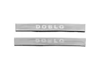 Fiat Doblo I 2005-2010 Door Sill Protectors V3 (Carmos, 2 pcs, Stainless Steel) photo 2