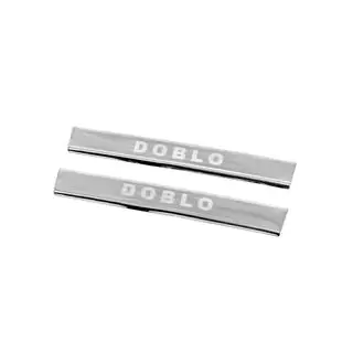 Door Sill Protectors V3 (Carmos, 2 pcs, Stainless Steel) photo 1