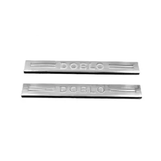 Door Sill Protectors V4 (Carmos, 2 pcs, Stainless Steel) photo 2