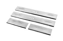 Mercedes ML W164 2005-2011 Stainless Steel Door Sill Protectors Carmos V2 (4 pcs) photo 1