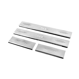Stainless Steel Door Sill Protectors Carmos V2 (4 pcs) Mercedes ML W164 2005-2011 photo 1