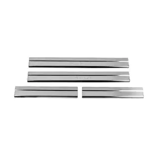 Door Sill Protectors Carmos V2 (4 pcs, Stainless Steel) Volkswagen Amarok 2010-2022 photo 3