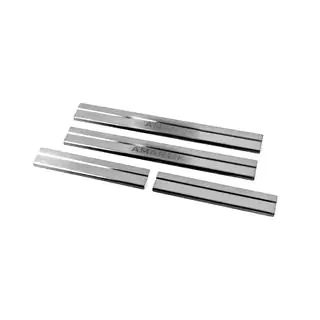 Door Sill Protectors Carmos V2 (4 pcs, Stainless Steel) Volkswagen Amarok 2010-2022 photo 1
