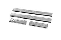 Ford Focus I 1998-2005 Stainless Steel Door Sill Protectors Carmos V2 (4 pcs) photo 1