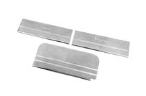 Renault Trafic 2001–2015 Door Sill Protectors Carmos V2 (3 pcs, Stainless Steel) photo 2
