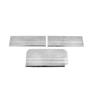 Door Sill Protectors Carmos V2 (3 pcs, Stainless Steel) Renault Trafic 2001–2015 photo 1