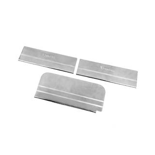 Door Sill Protectors Carmos V2 (3 pcs, Stainless Steel) Renault Trafic 2001–2015 photo 2